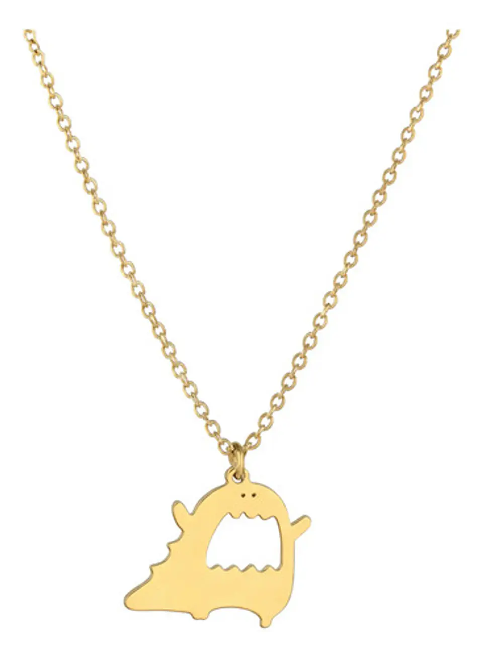 Collar Cute En Acero Para Hombre Y Mujer Dije Cute Monstruo 1