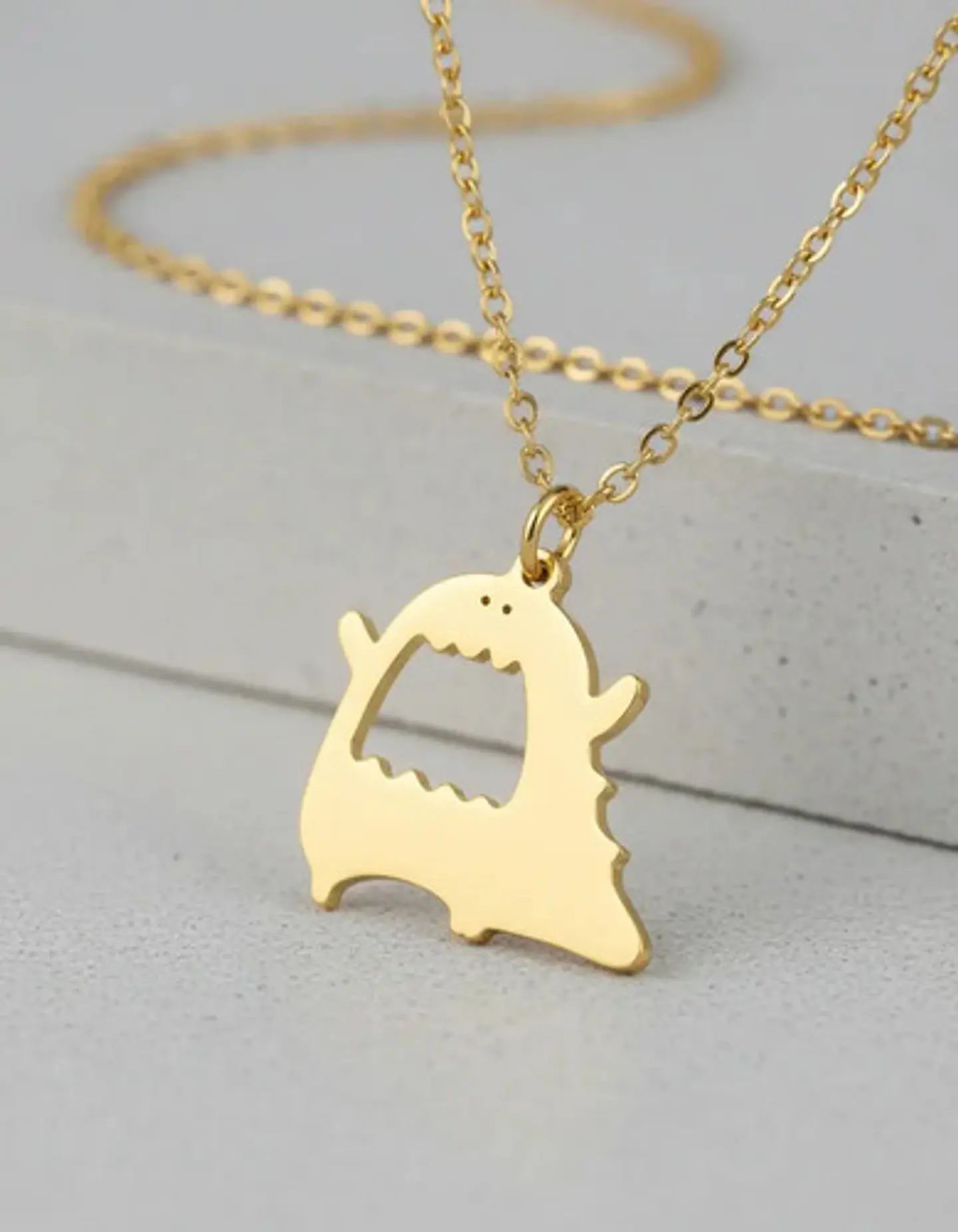 Collar Cute En Acero Para Hombre Y Mujer Dije Cute Monstruo 4