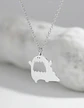 Collar Cute En Acero Para Hombre Y Mujer Dije Cute Monstruo - Miniatura 11