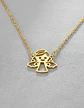 Collar En Acero Para Mujer Dije Cute De Angel De La Guardia - Miniatura 6
