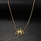 Collar En Acero Para Mujer Dije Cute De Angel De La Guardia - Miniatura 7