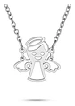 Collar En Acero Para Mujer Dije Cute De Angel De La Guardia - Miniatura 9