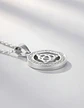 Collar Para Mujeres Dije Nudo Celta Triada Acero Color Plata - Miniatura 8