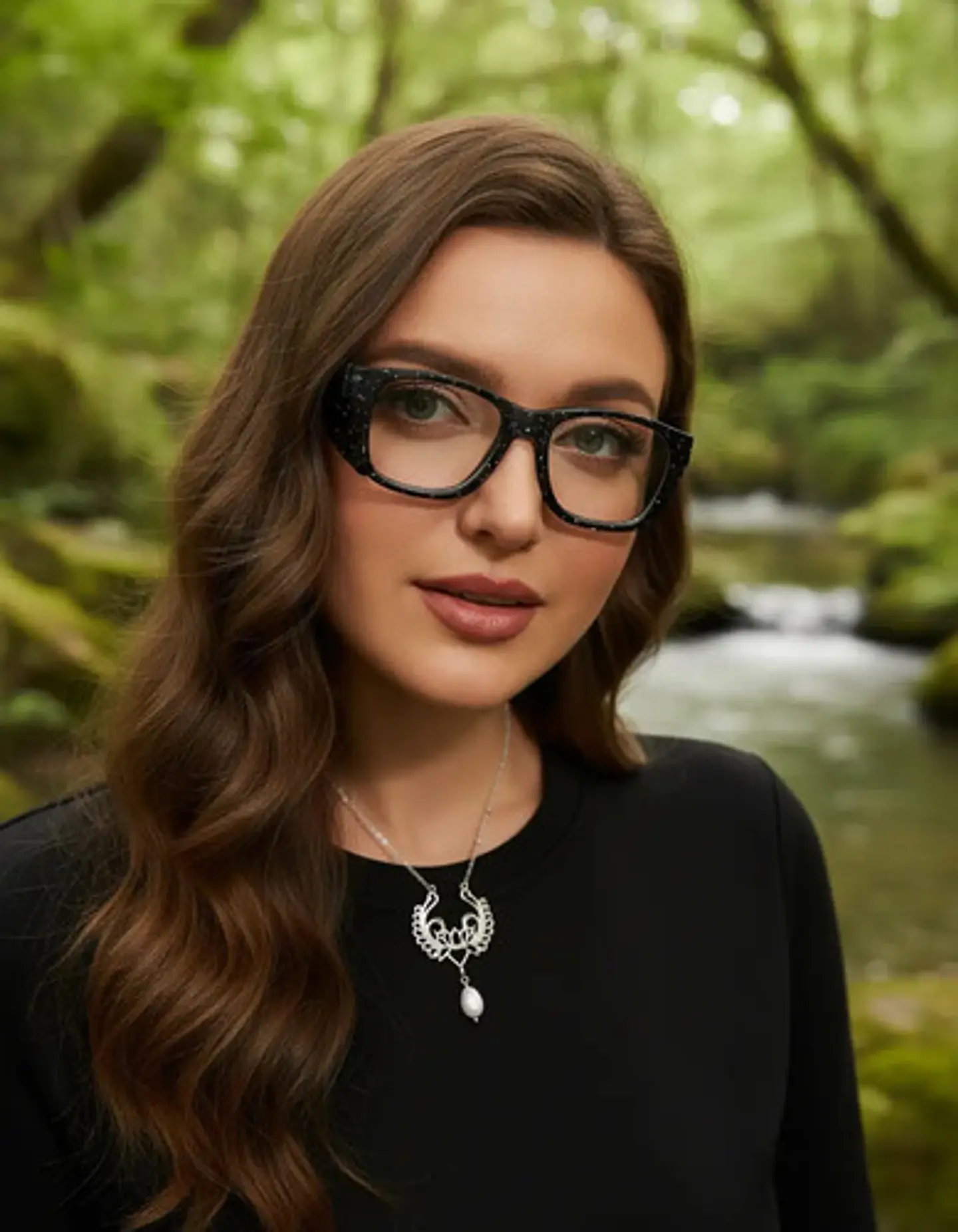 Collar Para Mujer Dije Loto Con Perla Natural De Agua Dulce 5