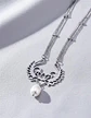 Collar Para Mujer Dije Loto Con Perla Natural De Agua Dulce - Miniatura 8