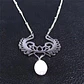 Collar Para Mujer Dije Loto Con Perla Natural De Agua Dulce - Miniatura 10