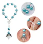 Set De 6 Pulseras Niños Rosario Ángel De La Guarda Bautismos - Miniatura 2