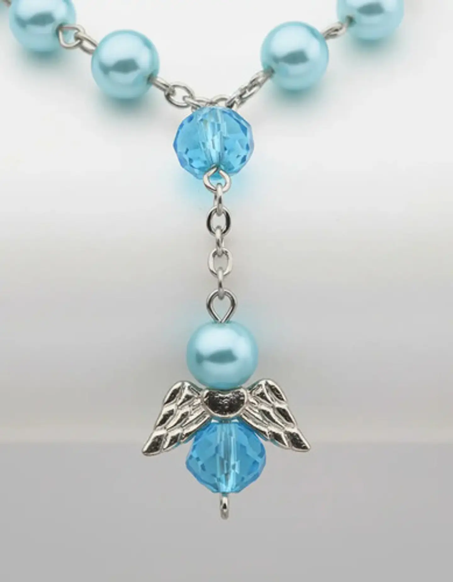 Set De 6 Pulseras Niños Rosario Ángel De La Guarda Bautismos 7