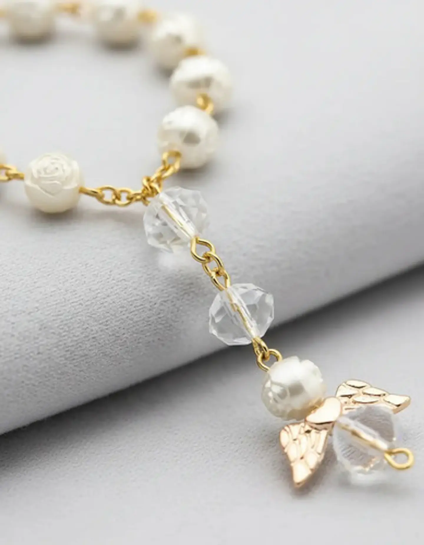 Set De 6 Pulseras Niños Rosario Ángel De La Guarda Bautismos 17