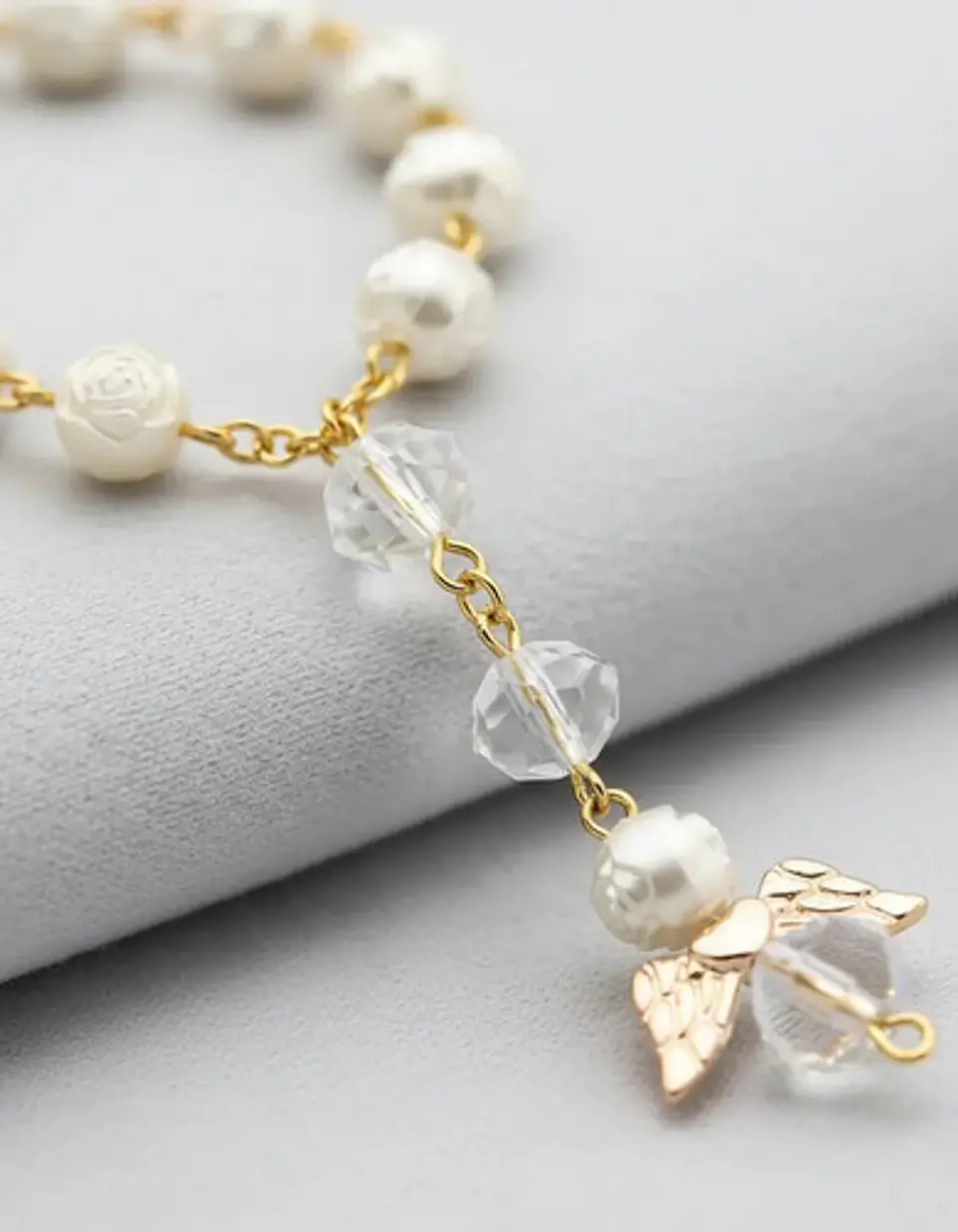 Set De 6 Pulseras Niños Rosario Ángel De La Guarda Bautismos 17