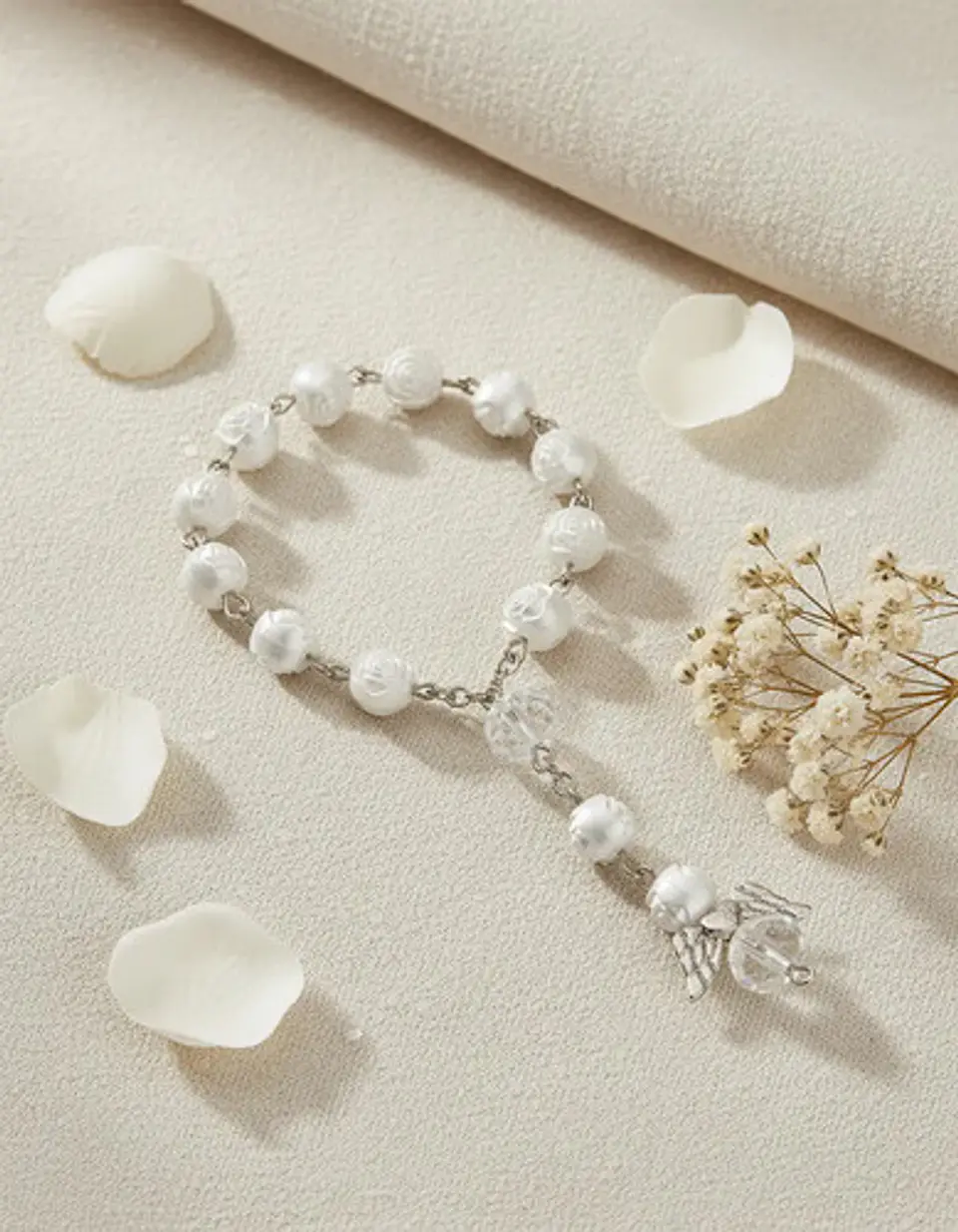 Set De 6 Pulseras Niños Rosario Ángel De La Guarda Bautismos 21