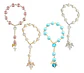 Set De 6 Pulseras Niños Rosario Ángel De La Guarda Bautismos - Miniatura 26