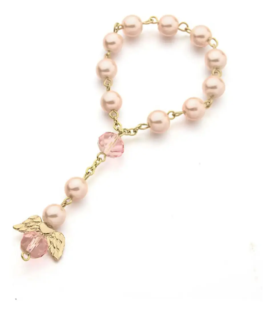 Set De 6 Pulseras Niños Rosario Ángel De La Guarda Bautismos 34