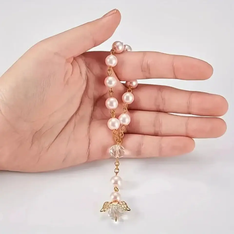 Set De 6 Pulseras Niños Rosario Ángel De La Guarda Bautismos 35