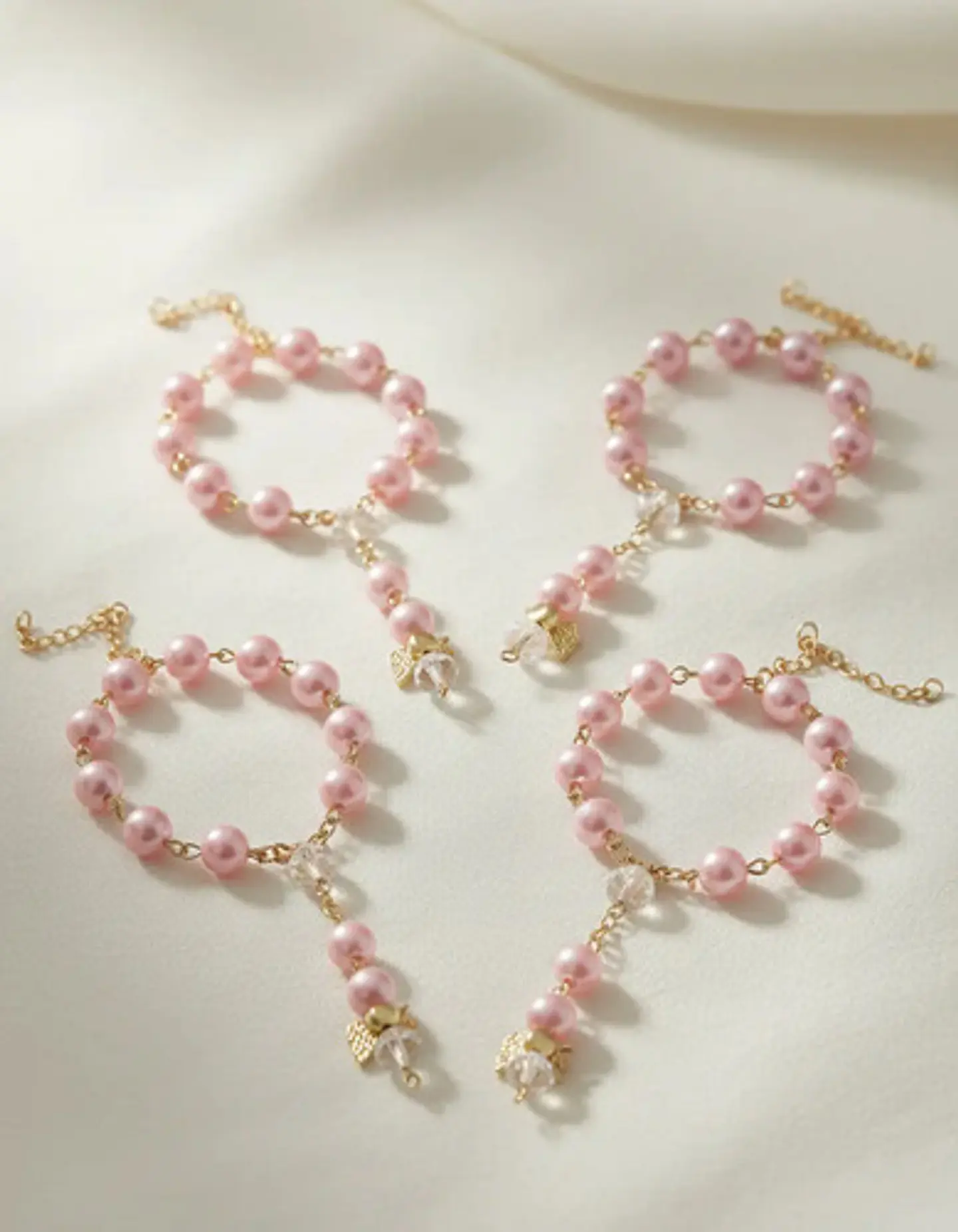 Set De 6 Pulseras Niños Rosario Ángel De La Guarda Bautismos 36