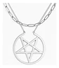 Collar Doble Cadena Para Mujer Con Dije Pentagrama De Acero - Miniatura 8