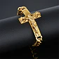 Pulsera Para Hombres Y Mujeres Crucifijo De Cristo En Acero - Miniatura 7