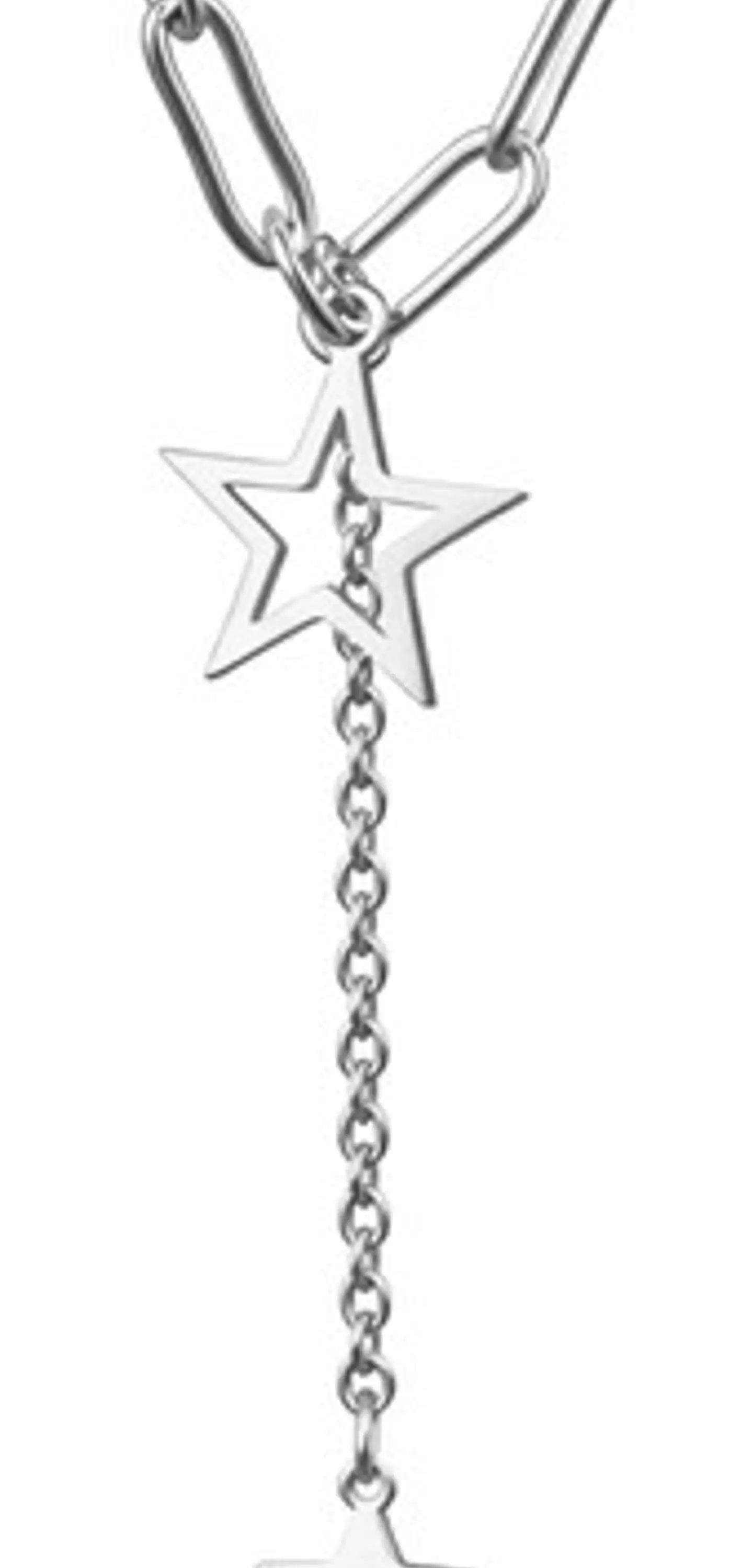 Collar Para Mujer Gargantilla Dije Estrella Doble Tipo Kpop 10