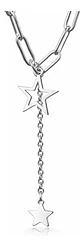 Collar Para Mujer Gargantilla Dije Estrella Doble Tipo Kpop - Miniatura 10
