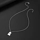 Collar Minimalista En Acero Para Mujeres Dije Fantasma Cute - Miniatura 15
