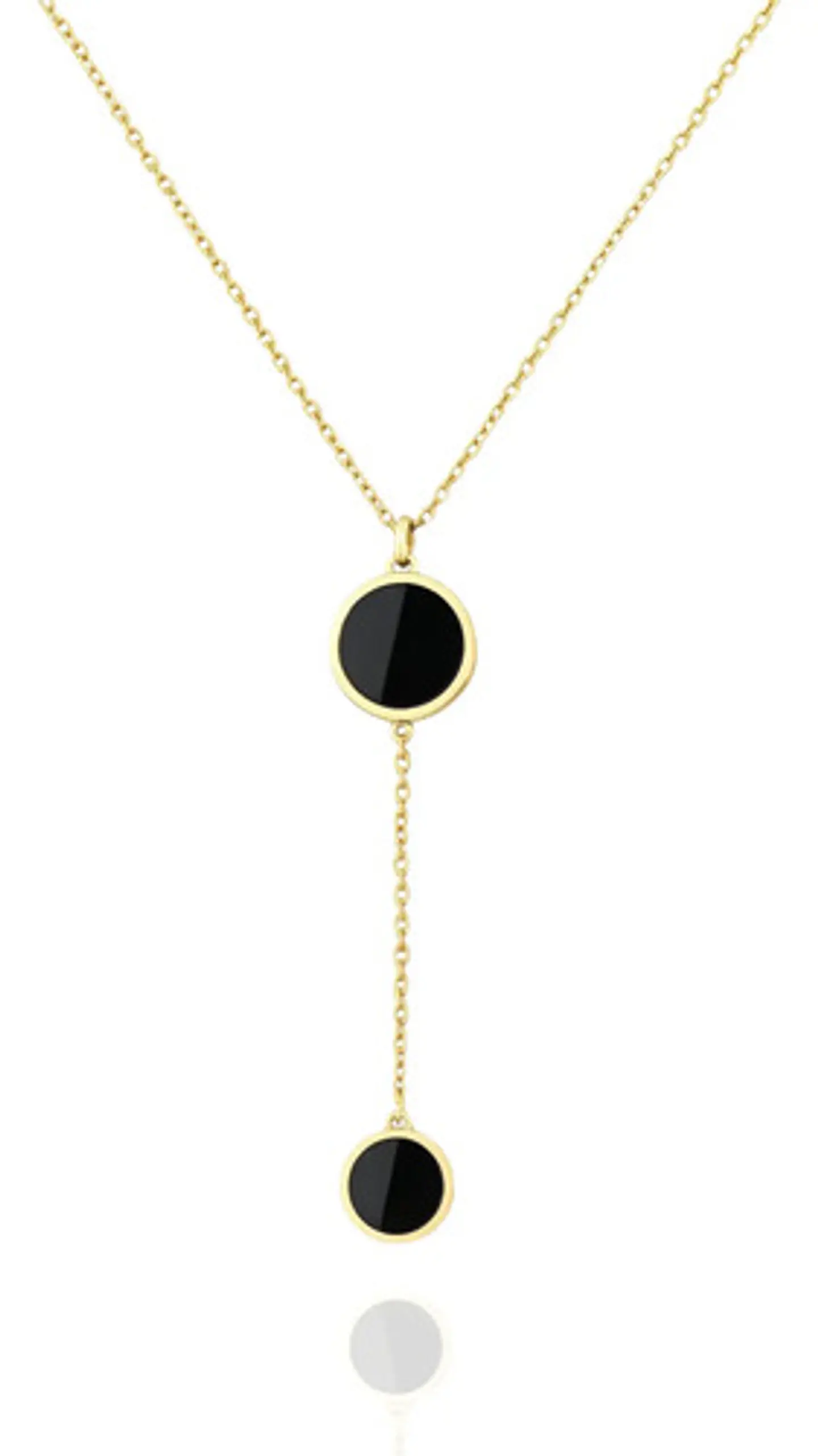 Collar Coreano En Acero Para Mujer Dije Moderno Minimalista 1