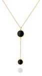 Collar Coreano En Acero Para Mujer Dije Moderno Minimalista - Miniatura 1