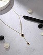 Collar Coreano En Acero Para Mujer Dije Moderno Minimalista - Miniatura 5