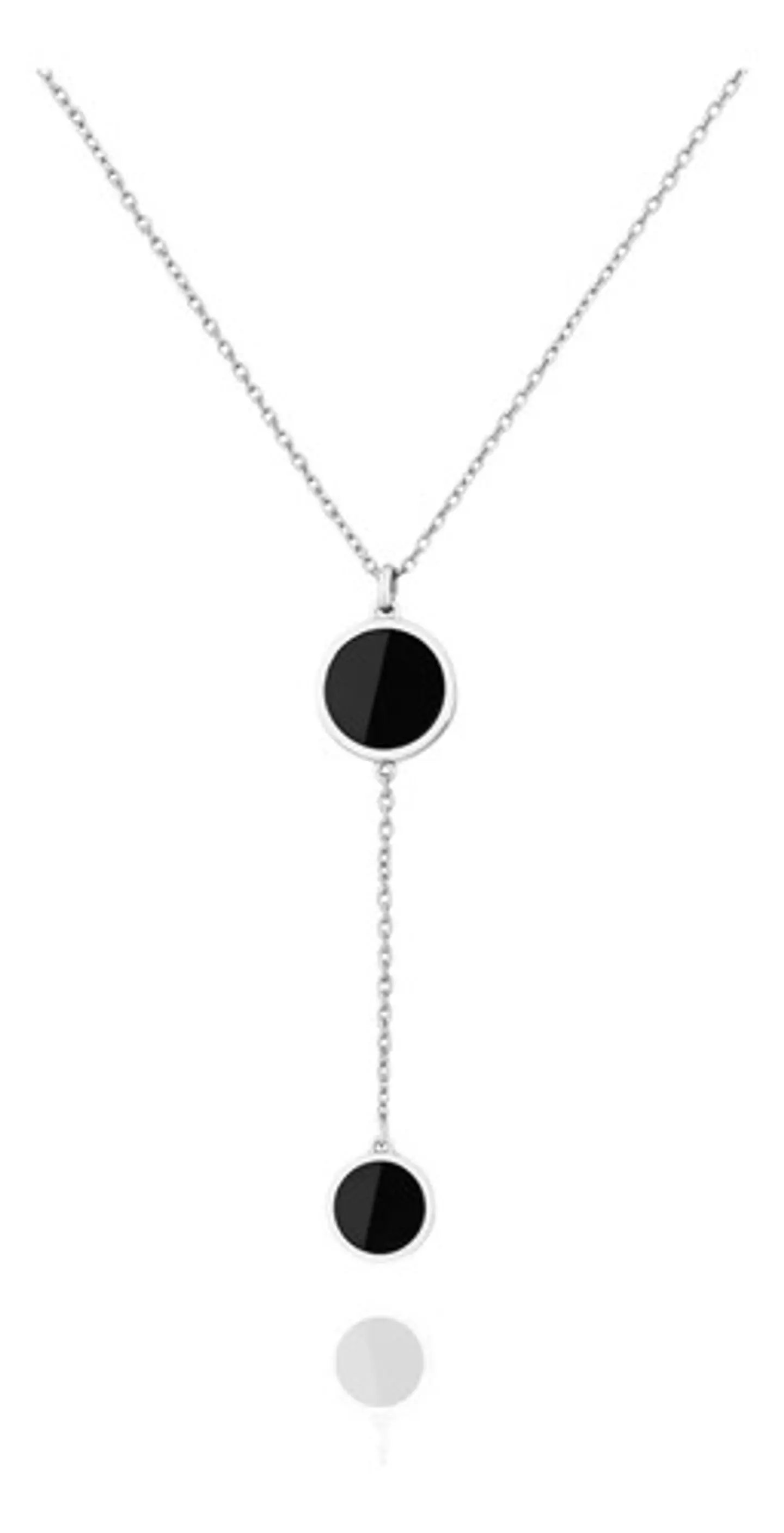 Collar Coreano En Acero Para Mujer Dije Moderno Minimalista 9