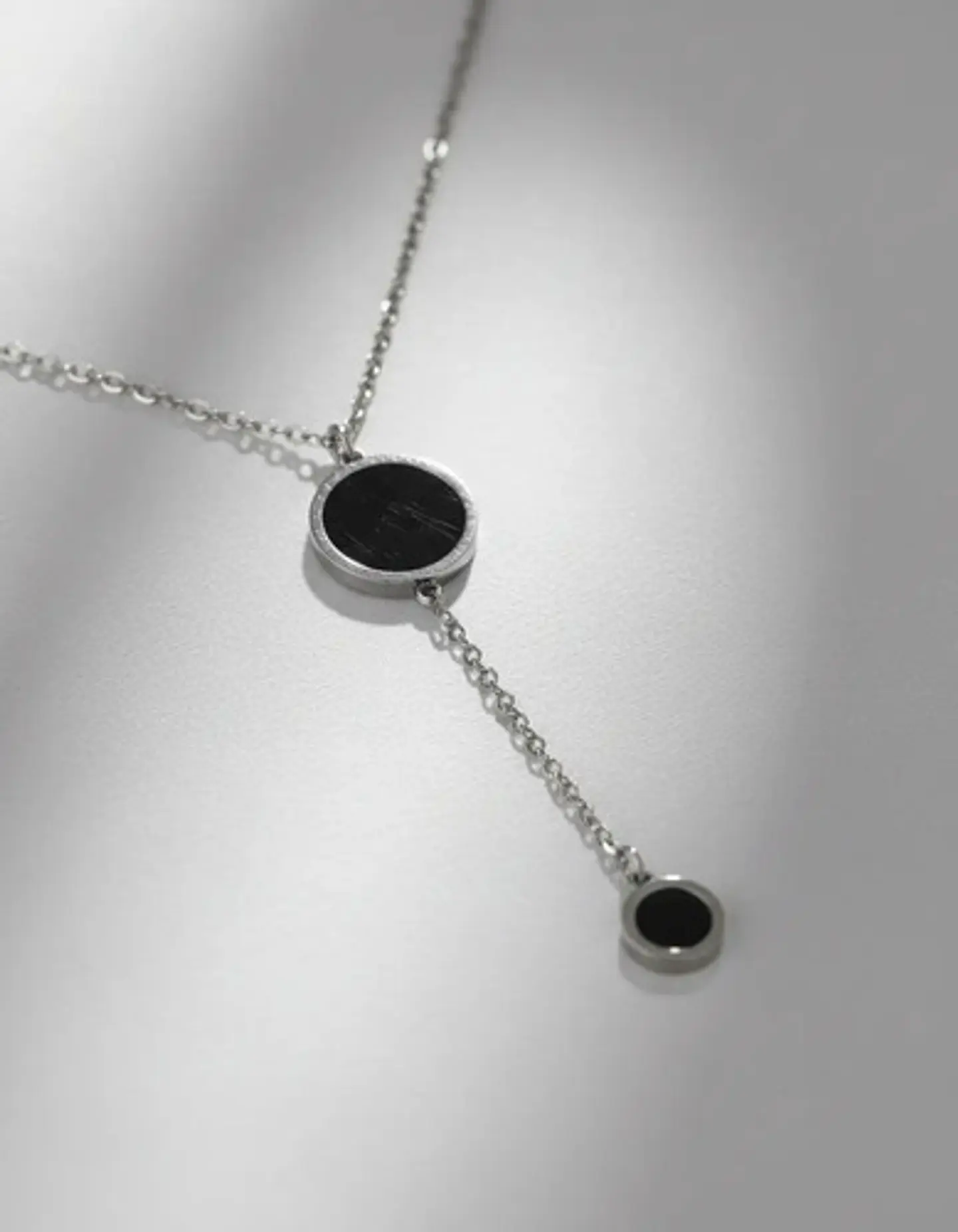 Collar Coreano En Acero Para Mujer Dije Moderno Minimalista 11