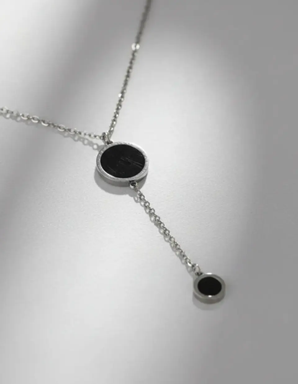 Collar Coreano En Acero Para Mujer Dije Moderno Minimalista 11