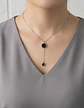 Collar Coreano En Acero Para Mujer Dije Moderno Minimalista - Miniatura 14