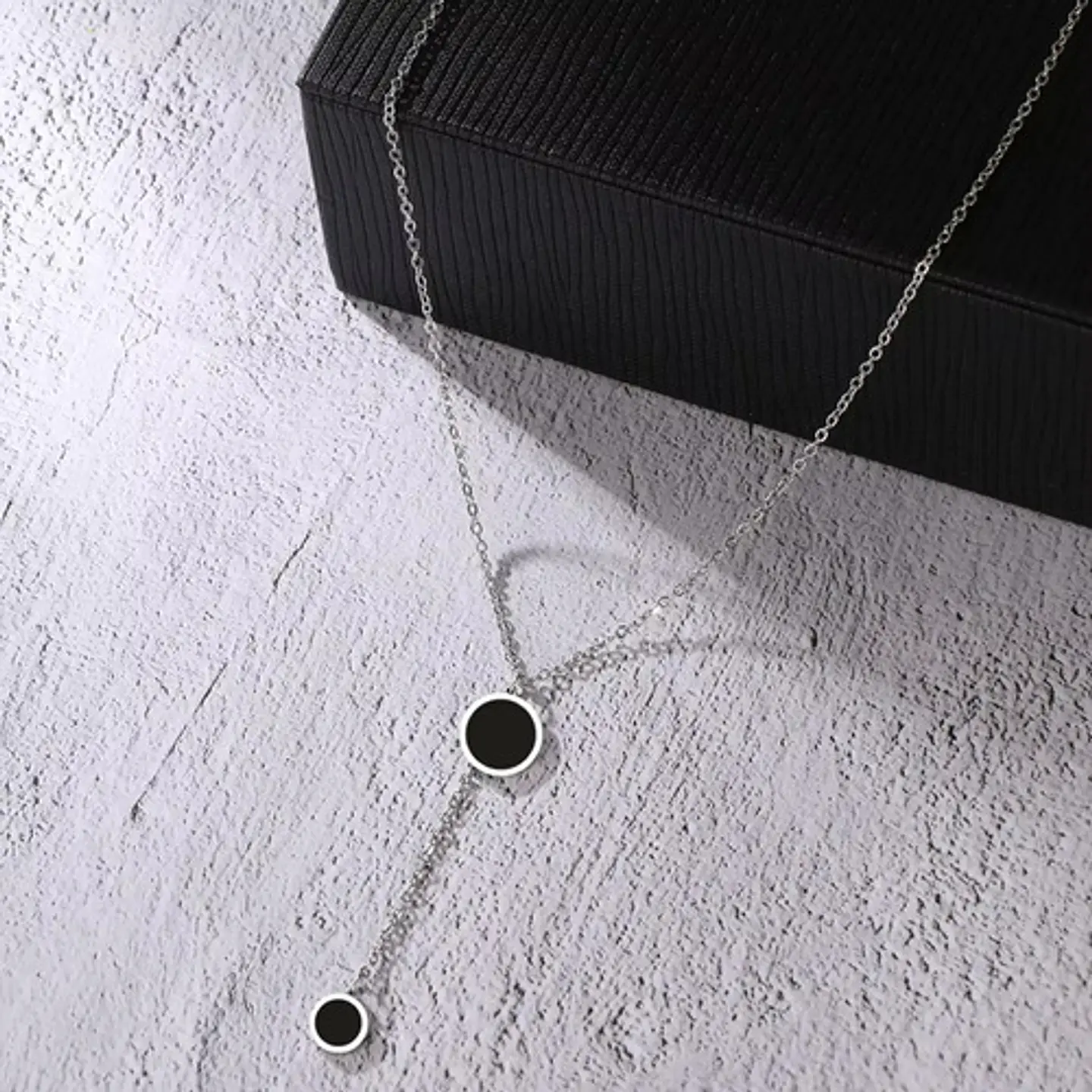Collar Coreano En Acero Para Mujer Dije Moderno Minimalista 15