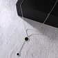 Collar Coreano En Acero Para Mujer Dije Moderno Minimalista - Miniatura 15