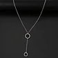 Collar Coreano En Acero Para Mujer Dije Moderno Minimalista - Miniatura 16