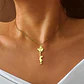 Collar Delicado En Acero Para Mujeres Dije Niña Con Globos - Miniatura 4