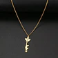 Collar Delicado En Acero Para Mujeres Dije Niña Con Globos - Miniatura 9