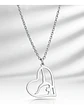 Collar Para Mujeres Dije Corazón Gimnasta De Acero Color Oro - Miniatura 10