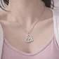 Collar Para Mujeres Dije Corazón Gimnasta De Acero Color Oro - Miniatura 15