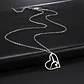 Collar Para Mujeres Dije Corazón Gimnasta De Acero Color Oro - Miniatura 17