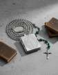Collar Para Hombres Y Mujeres Dije Medallón Libro San Benito - Miniatura 7