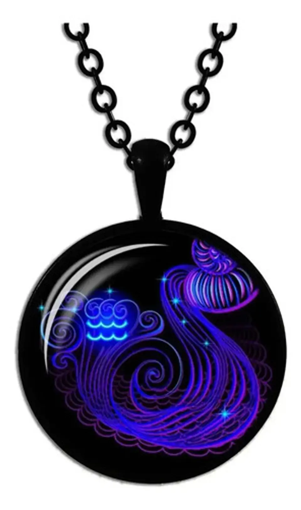Collar Para Hombres Y Mujeres Dije Cristal Signos Zodiacales 10