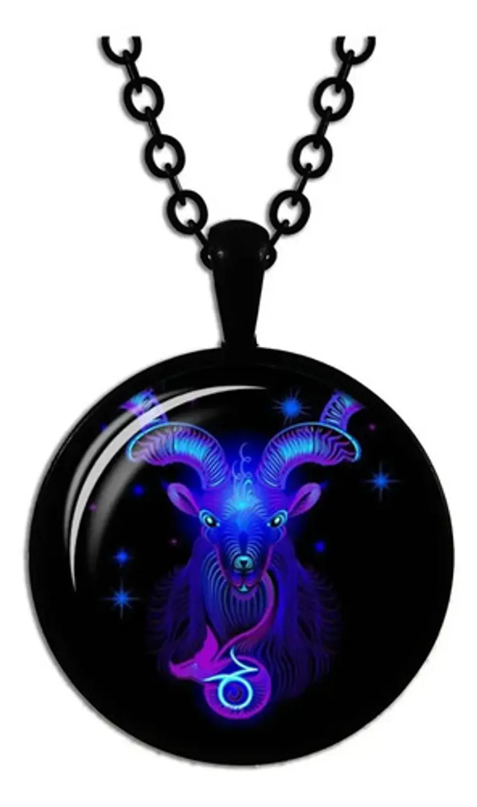 Collar Para Hombres Y Mujeres Dije Cristal Signos Zodiacales 18