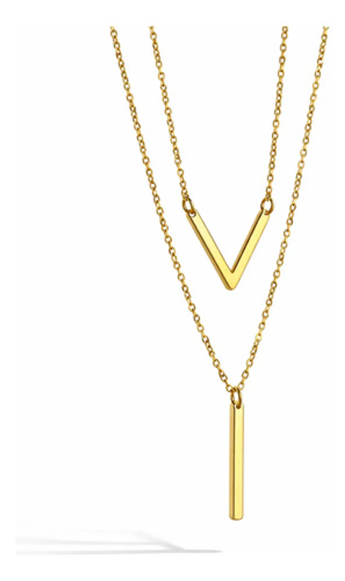 Collar Para Mujer Dijesen V Geométrico  Estilo K Pop Minimal 1
