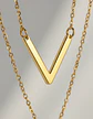 Collar Para Mujer Dijesen V Geométrico  Estilo K Pop Minimal - Miniatura 2