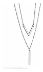 Collar Para Mujer Dijesen V Geométrico  Estilo K Pop Minimal - Miniatura 11