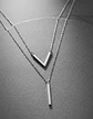 Collar Para Mujer Dijesen V Geométrico  Estilo K Pop Minimal - Miniatura 14