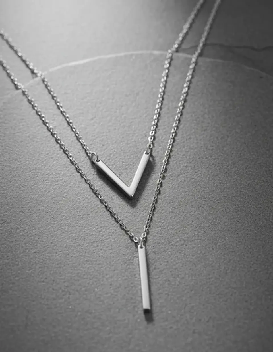 Collar Para Mujer Dijesen V Geométrico  Estilo K Pop Minimal 14