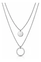 Collar Para Mujer Dijes Geométrico Doble Estilo Kpop Minimal - Miniatura 11