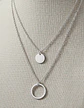 Collar Para Mujer Dijes Geométrico Doble Estilo Kpop Minimal - Miniatura 16