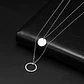 Collar Para Mujer Dijes Geométrico Doble Estilo Kpop Minimal - Miniatura 20